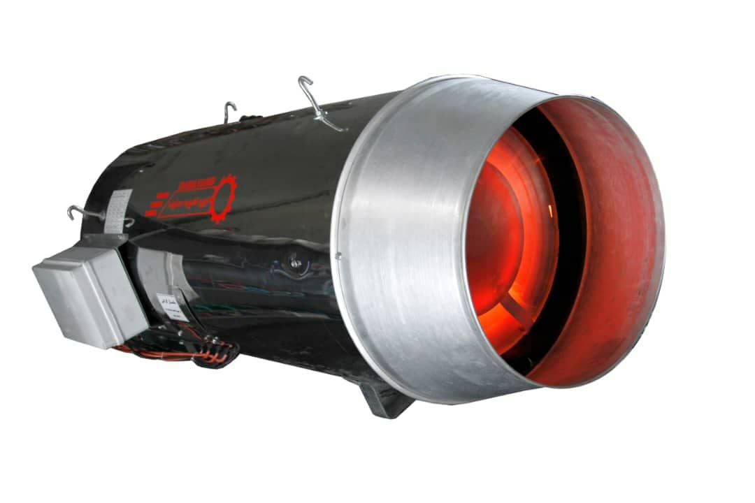 100,000 gas jet heater with low consumption